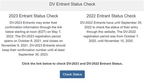 dv lottery 2023 status check|dv lottery 2022 results check.